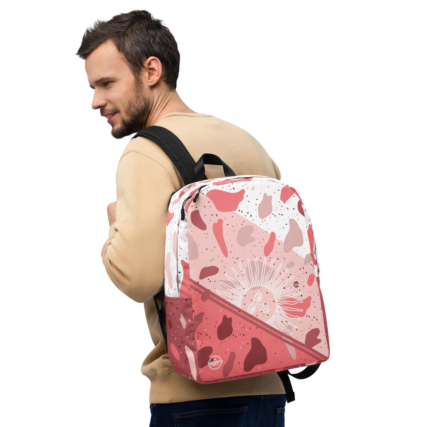 Mochila minimalista Pink Camo