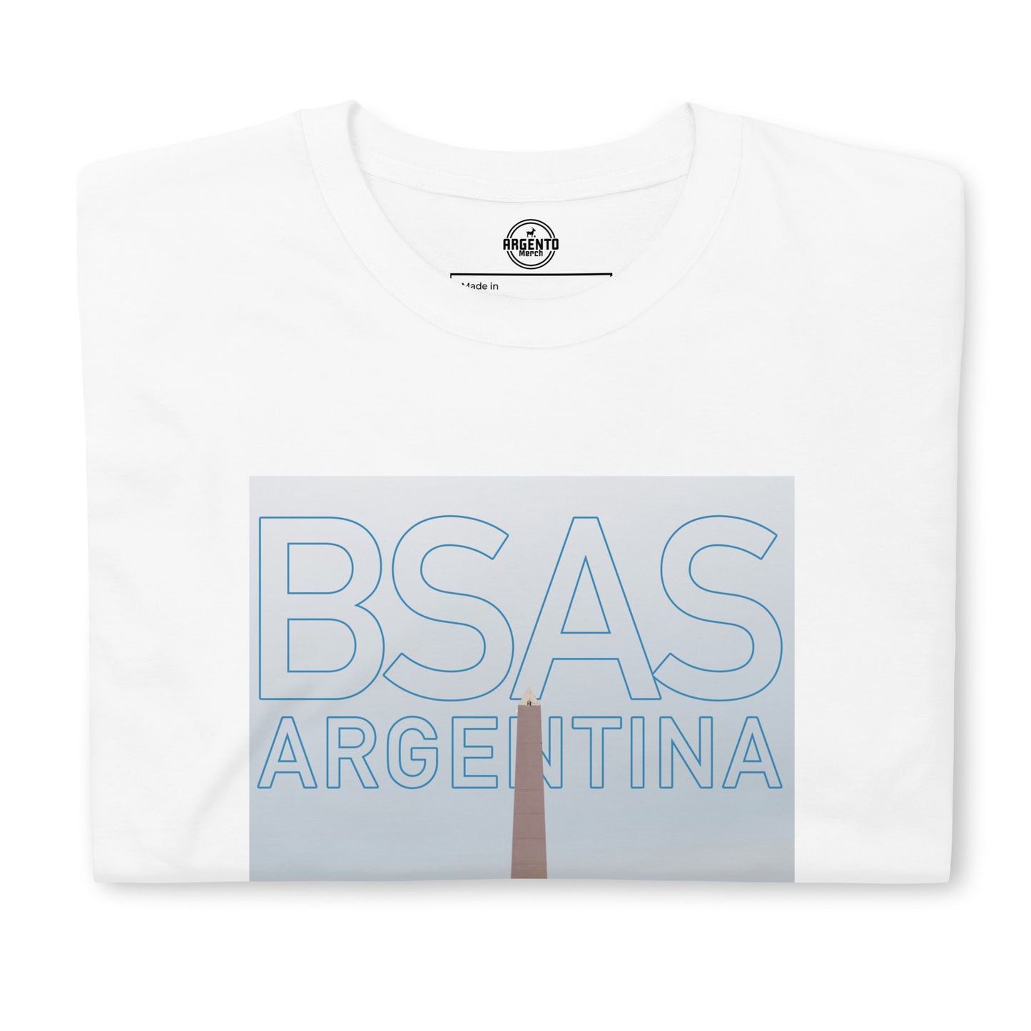 Camiseta de manga corta unisex BSAS