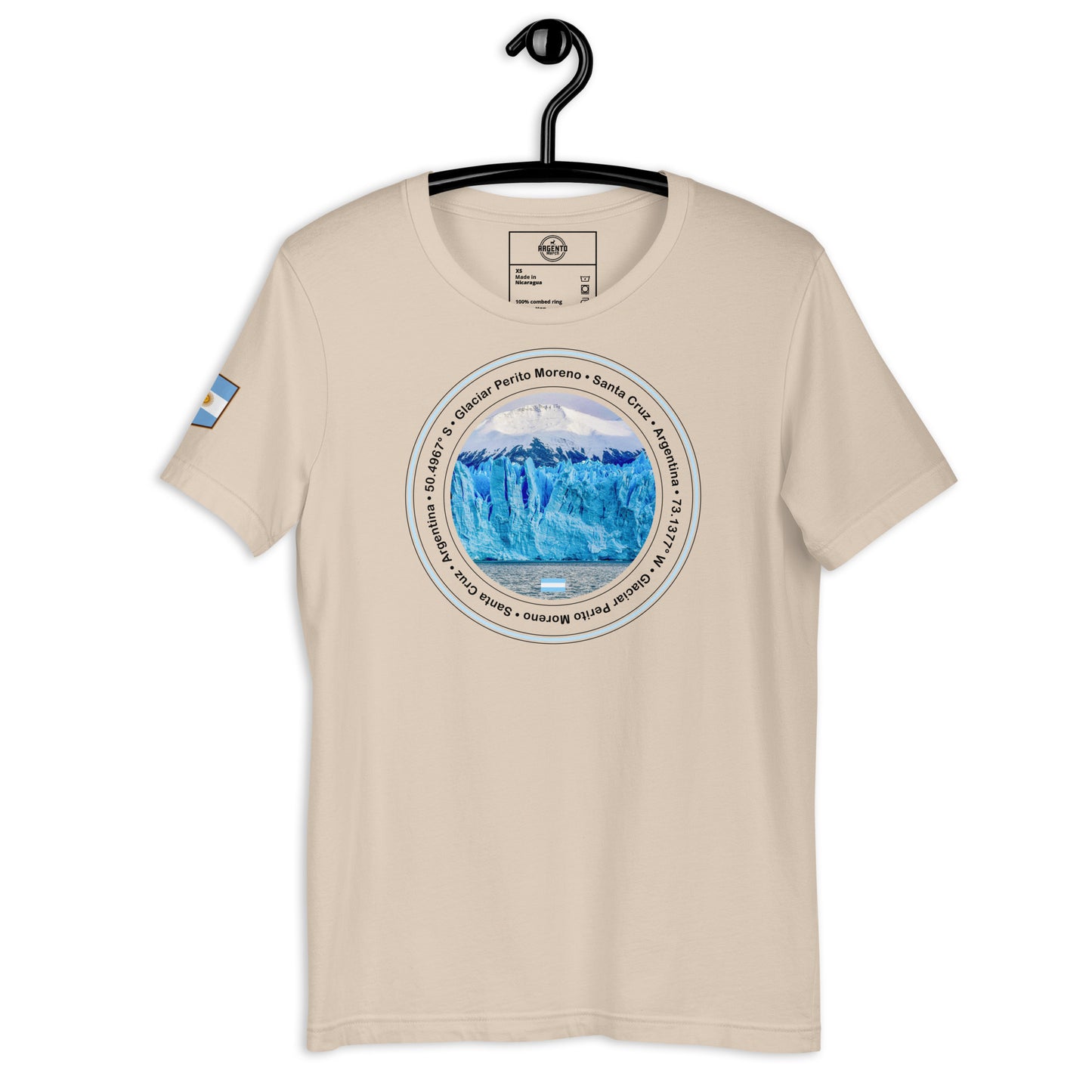 Postales: Glaciar Perito Moreno, Santa Cruz (Camiseta de manga corta unisex)