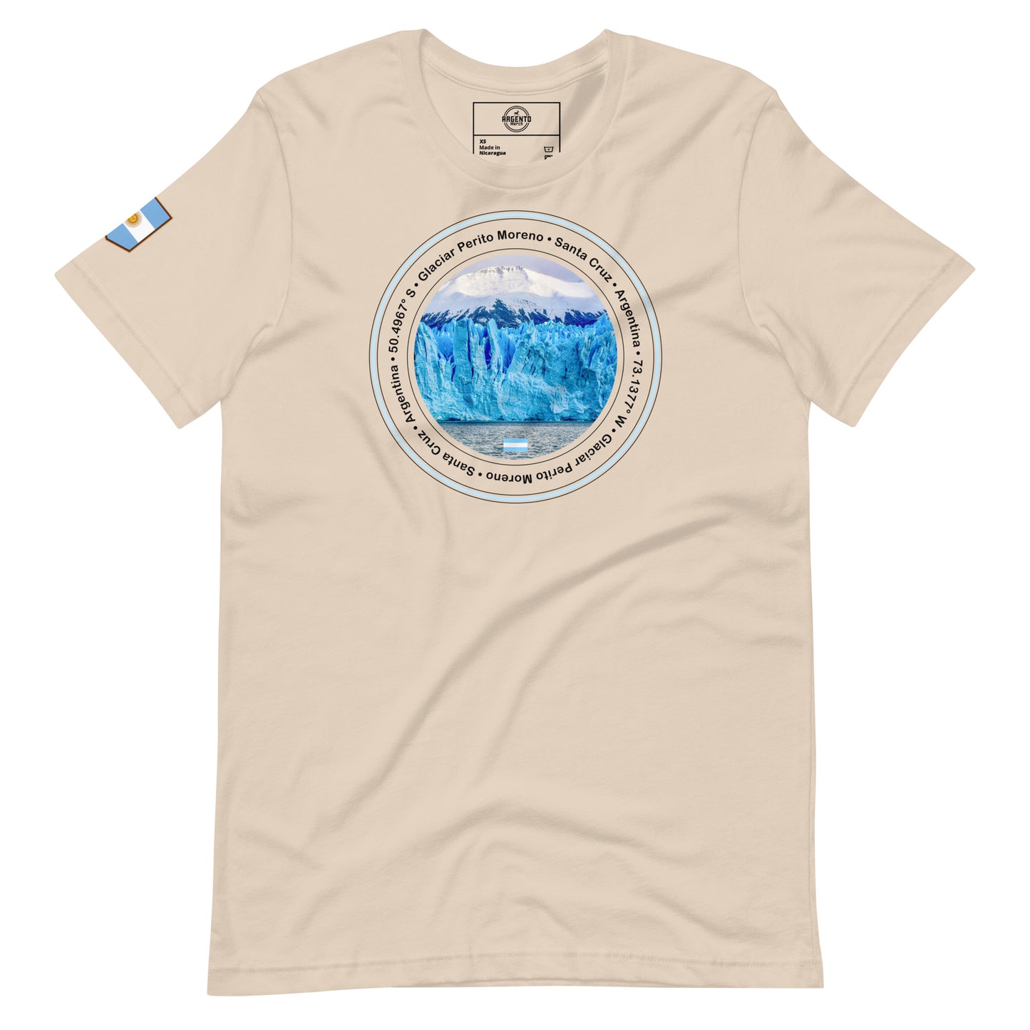 Postales: Glaciar Perito Moreno, Santa Cruz (Camiseta de manga corta unisex)