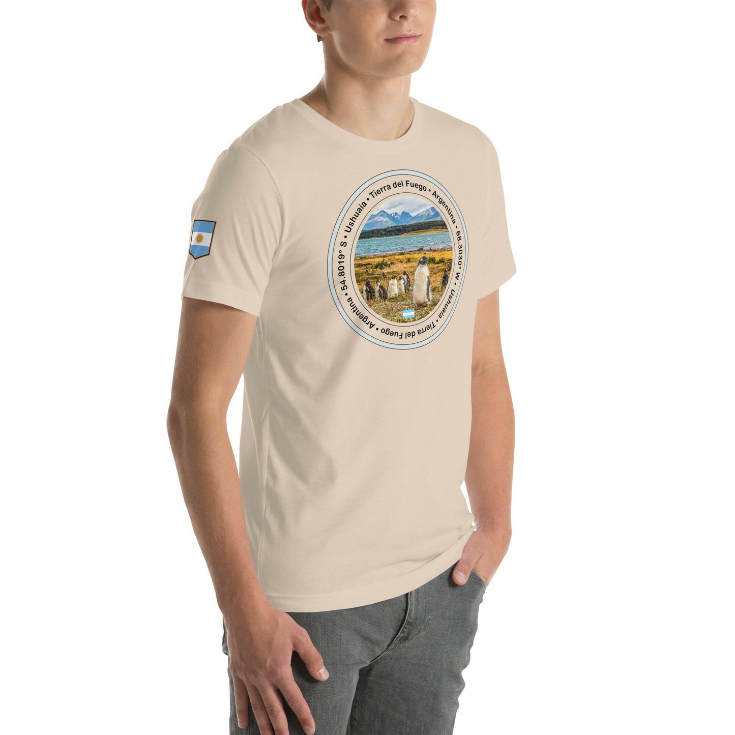 Postales: Ushuaia  (Camiseta de manga corta unisex) T-shirt