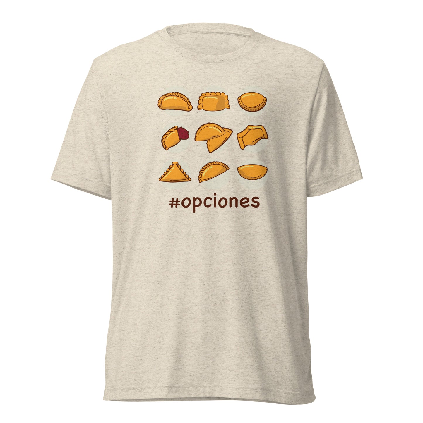 Camiseta de manga corta Opciones de empanadas