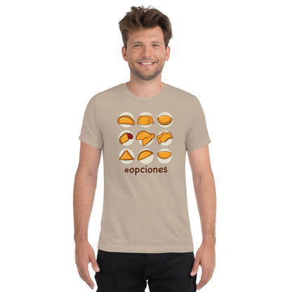 Camiseta de manga corta Opciones de empanadas