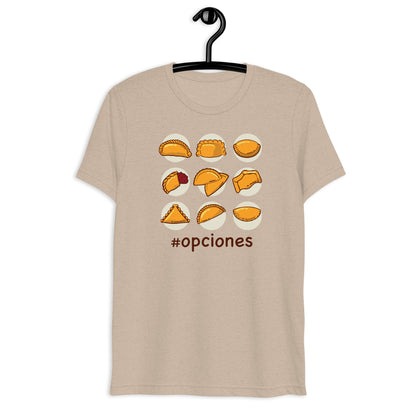 Camiseta de manga corta Opciones de empanadas