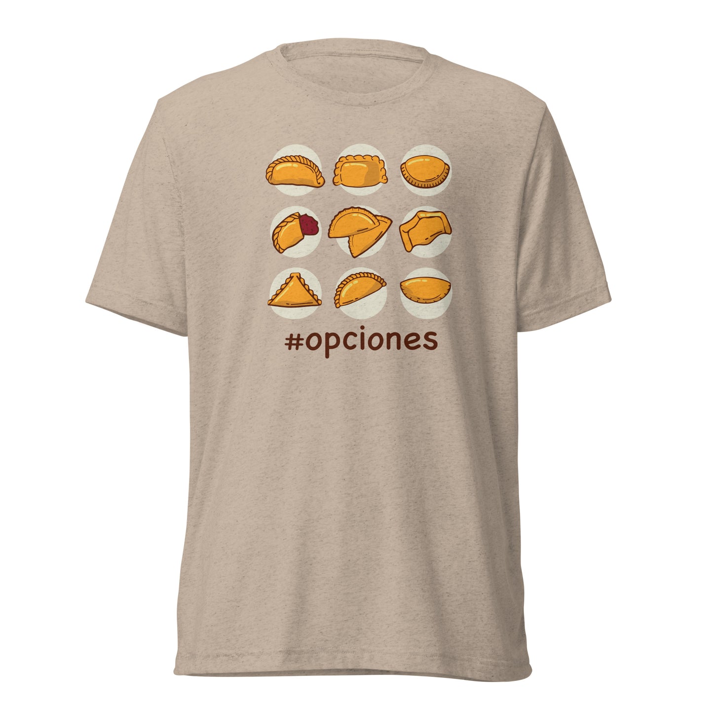 Camiseta de manga corta Opciones de empanadas