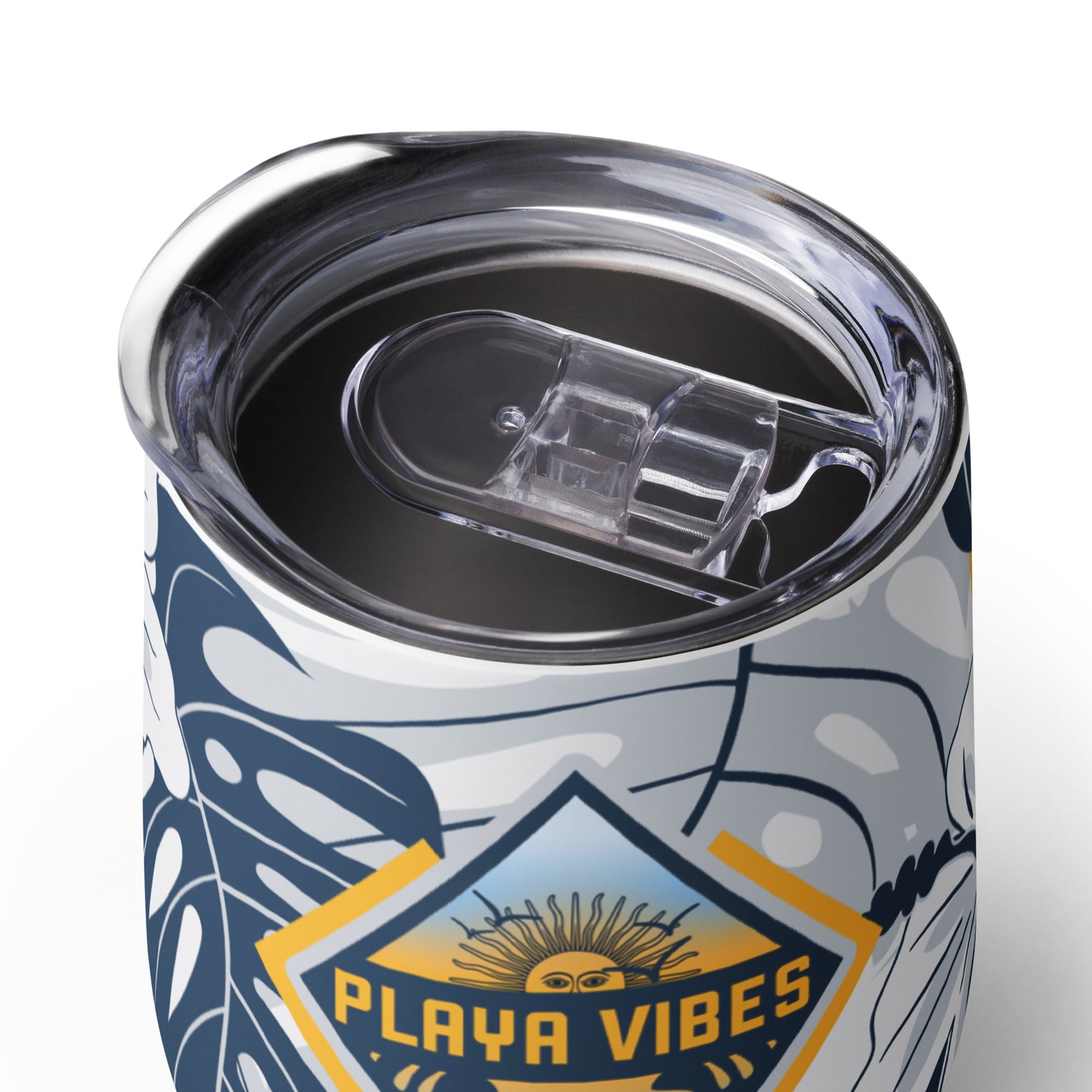 Vaso de vino Insulado "Playa Vibes"